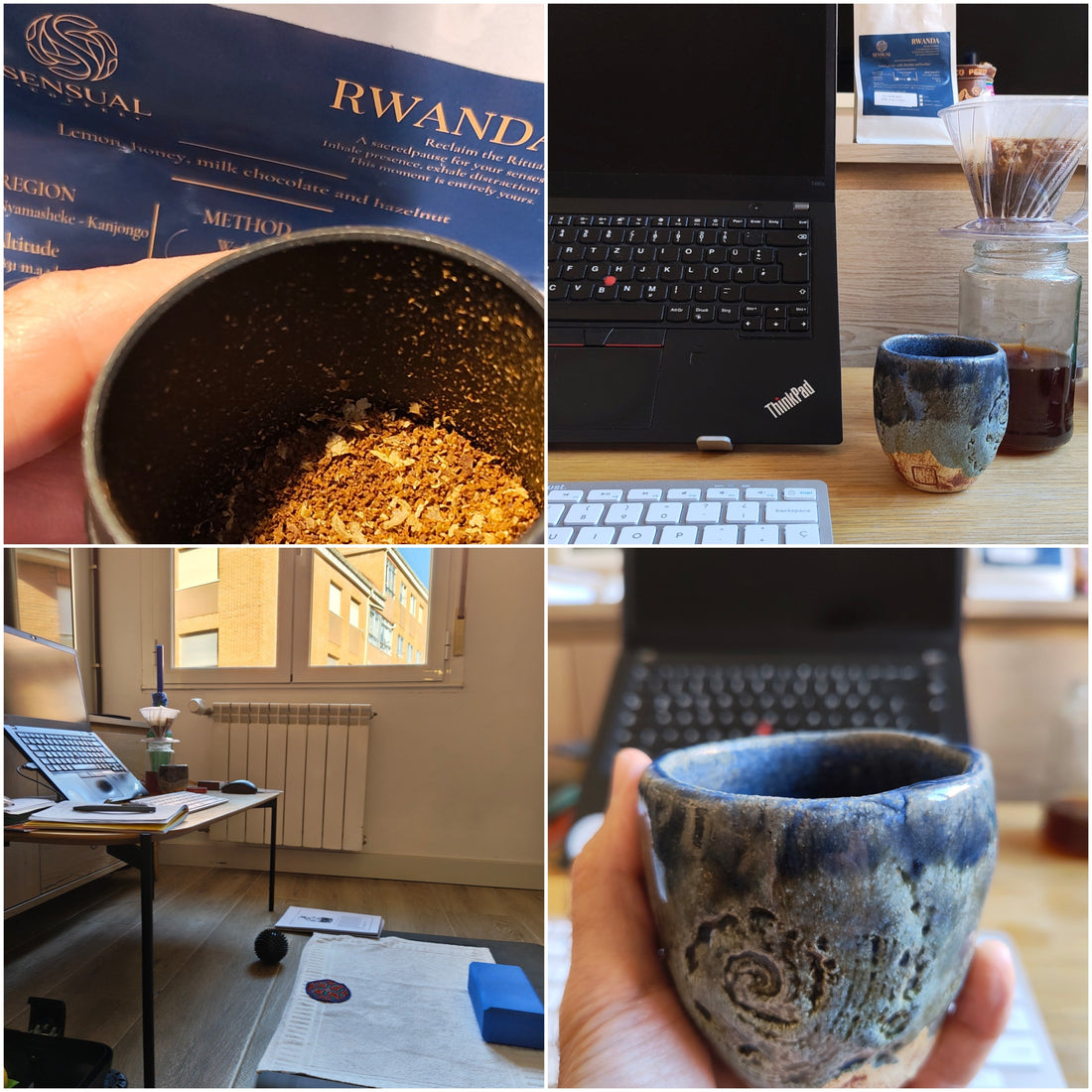 The coffee Ritual with Sensual Coffee Rwanda and Numa Ceramic