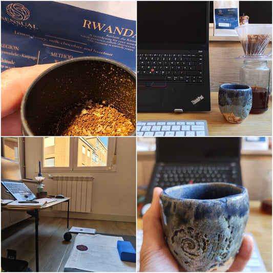 The coffee Ritual with Sensual Coffee Rwanda and Numa Ceramic