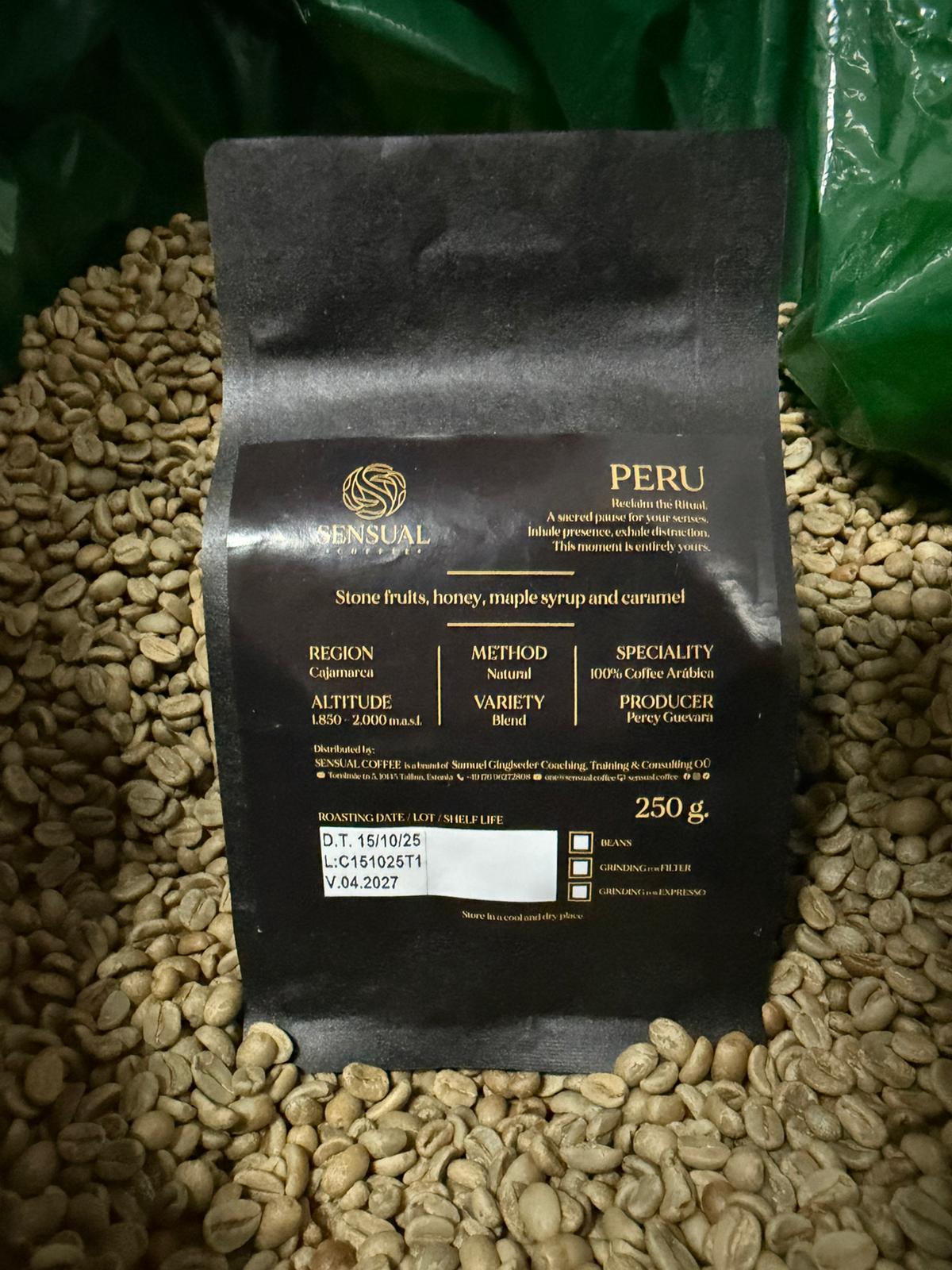 Sensual Coffee PERU, Cajamarca (natural) — Sacred Ritual