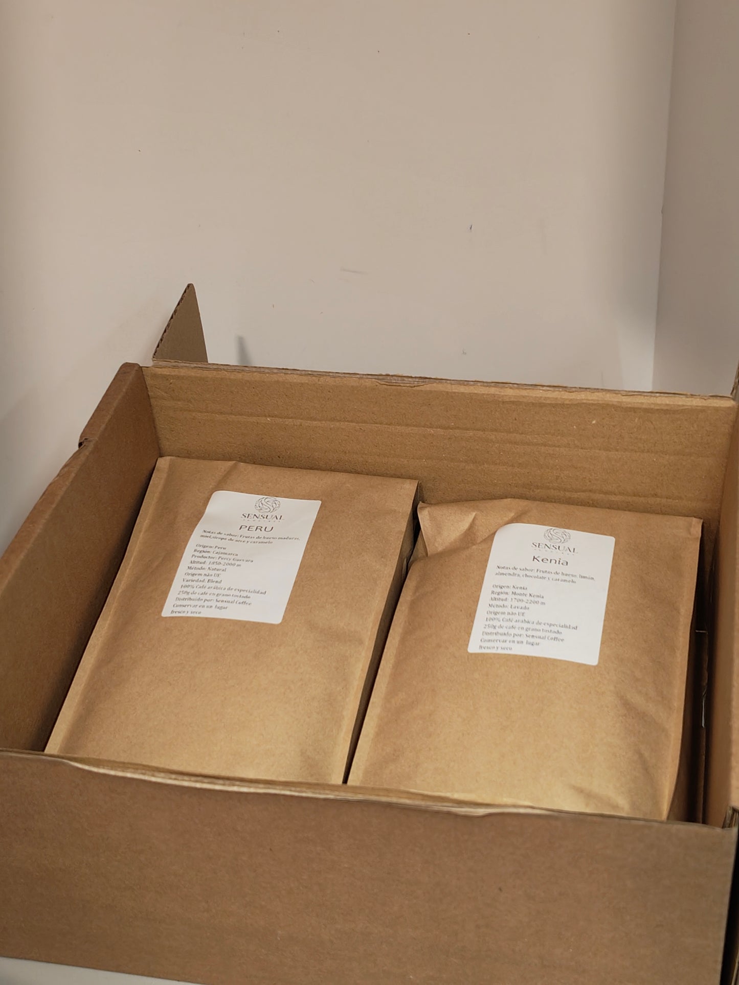 2 kg Sensual Coffee Set for Coffee Shops | Kenya & Peru | Professional Selection