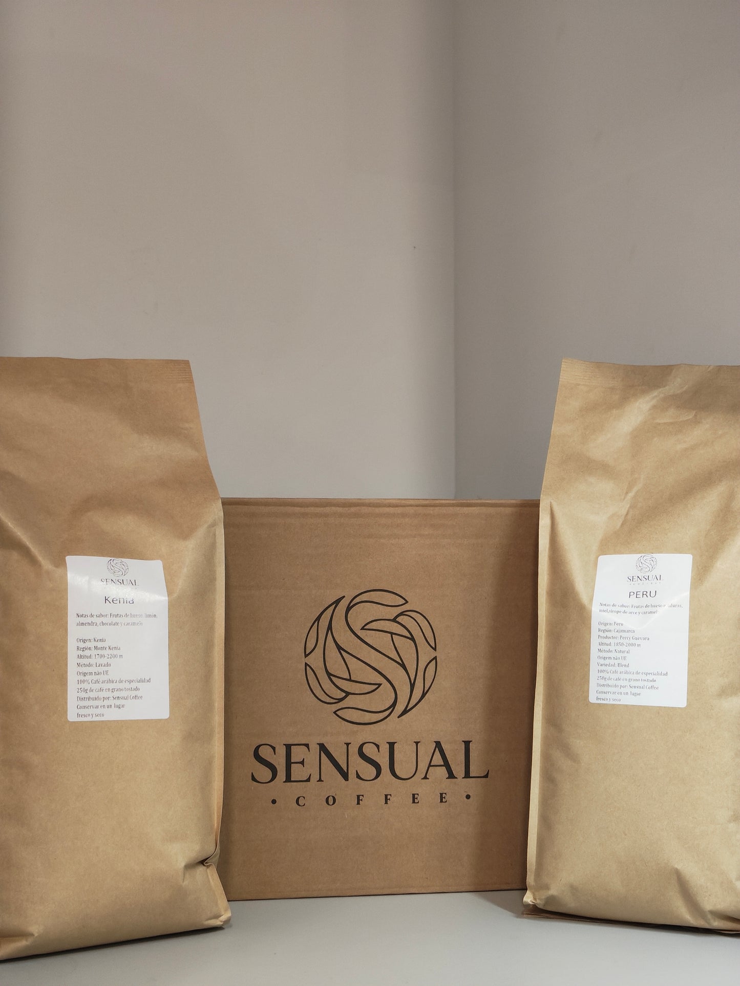 2 kg Sensual Coffee Set for Coffee Shops | Kenya & Peru | Professional Selection