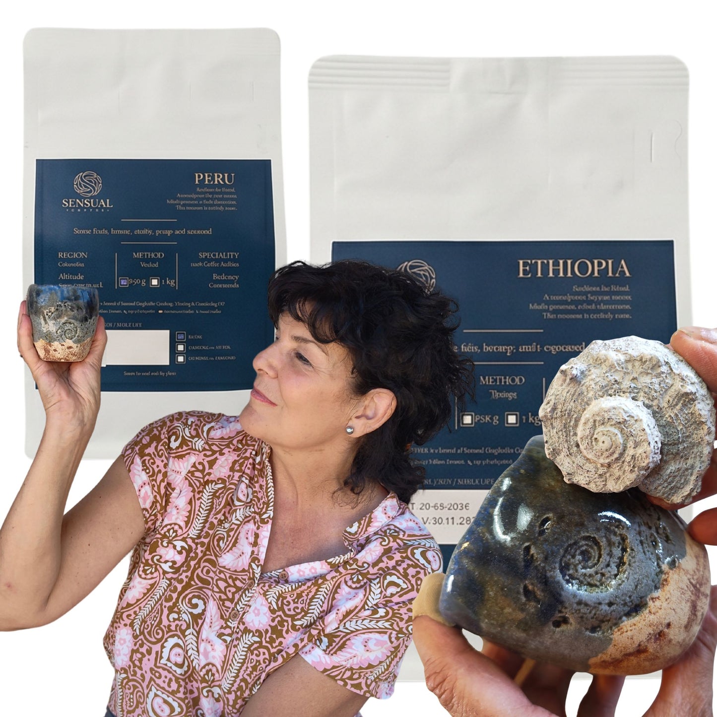 Sensual Coffee Ritual Set // Special Edition including unique Numa Ceramics
