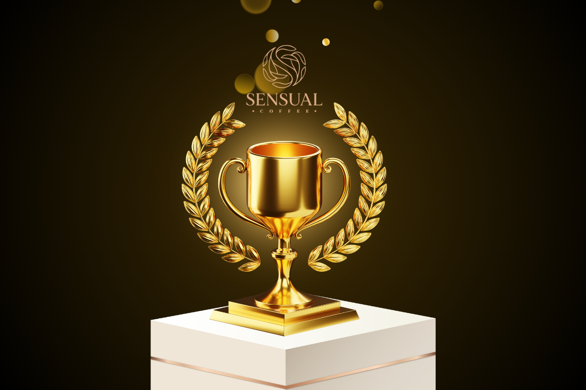 The image shows the Sensual Coffee Award